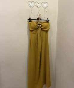 Vestido mostaza