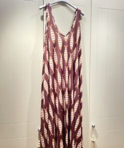 Vestido pez chocolate y mostaza