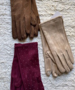 Guantes strass dedo táctil