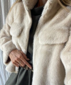 Chaquetón Teddy beige