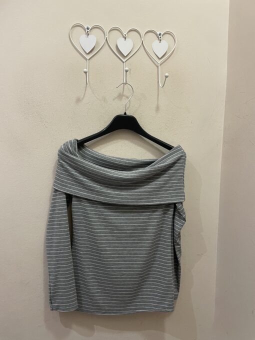 Camiseta bardot navy
