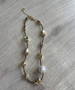 Collar Perla y dorado