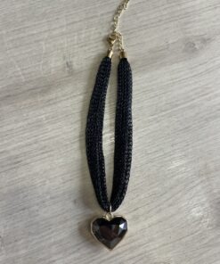 Collar malla negra