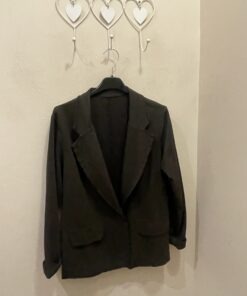 Blazer algodón chocolate