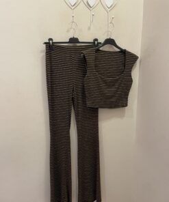 Conjunto raya chocolate