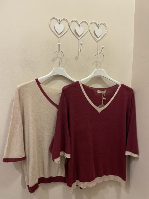 Jersey pico bicolor