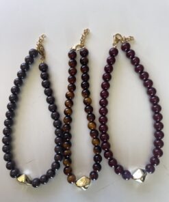 Collar borlas adorno oro