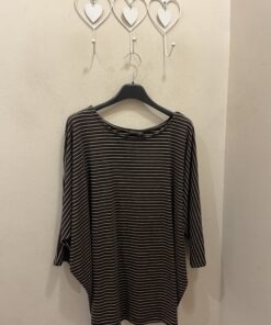 Maxi camiseta escote barca