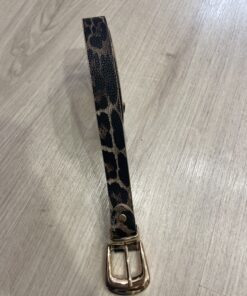 Cinturón animal print