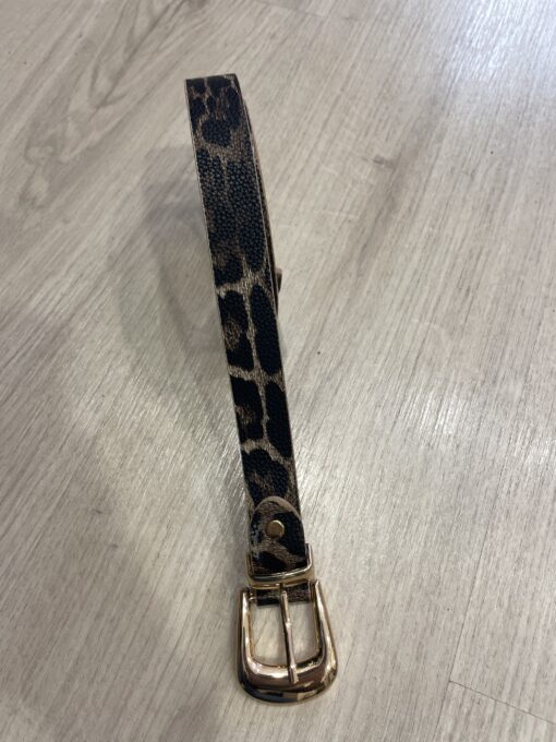 Cinturón animal print