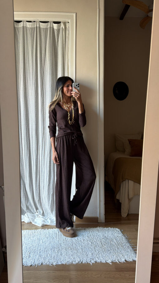 Conjunto chocolate