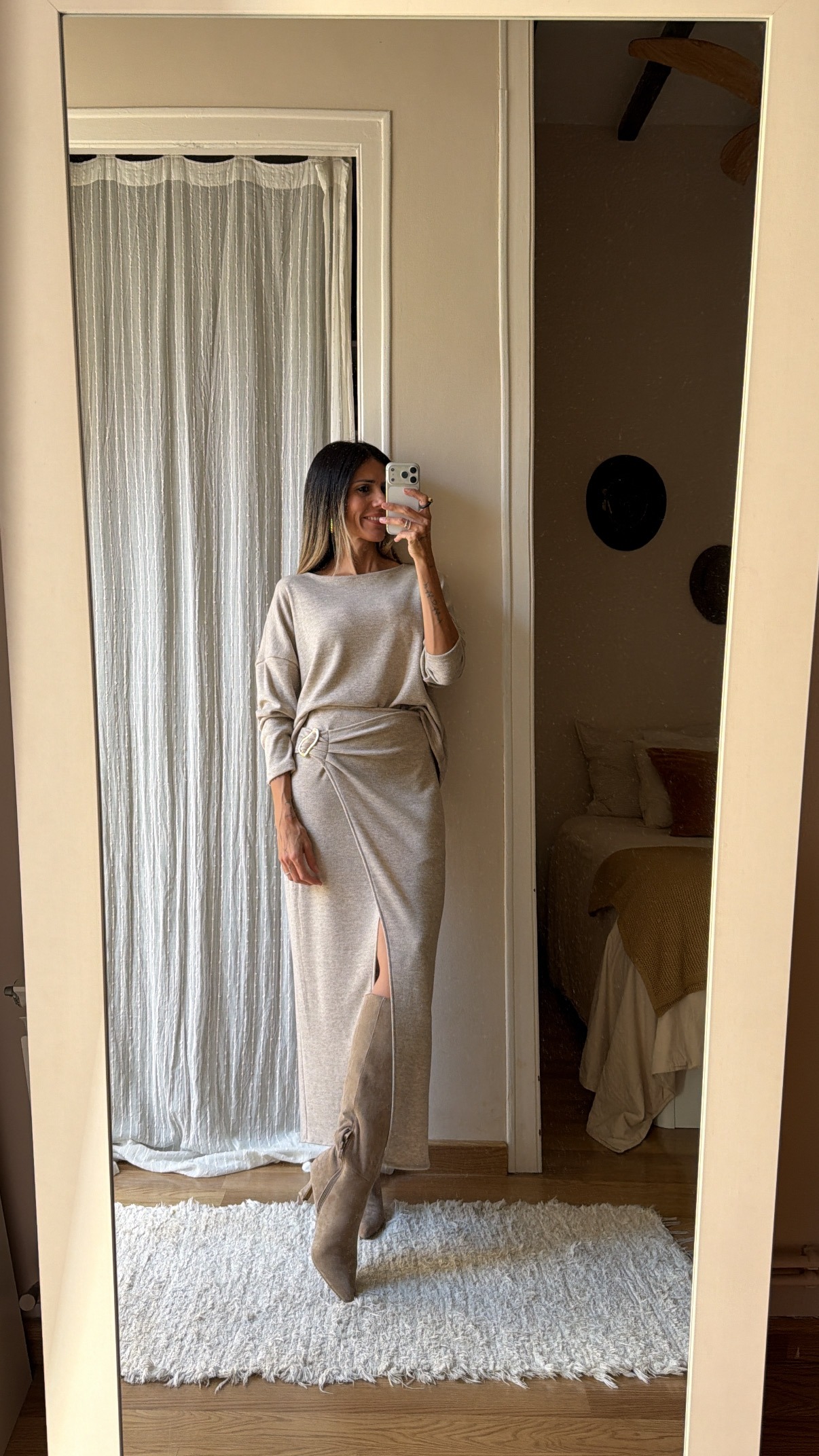 Conjunto Jerez manga larga