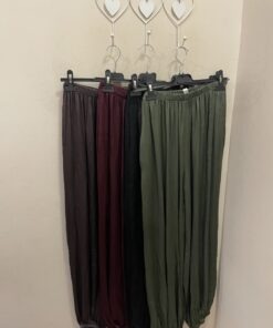 Pantalón bombacho raso
