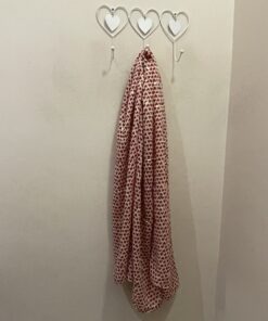 Maxi pañuelo corazón rojo