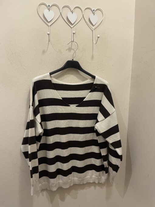 Jersey navy chocolate