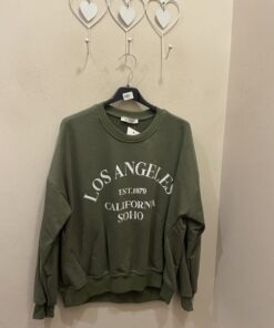 Sudadera los ángeles kaki