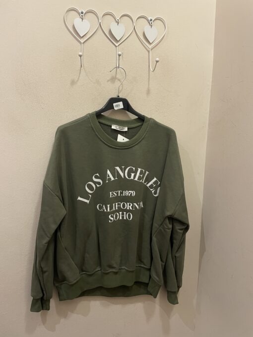 Sudadera los ángeles kaki