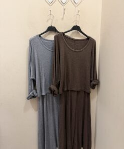 Vestido y Jersey Danaris Chocolate