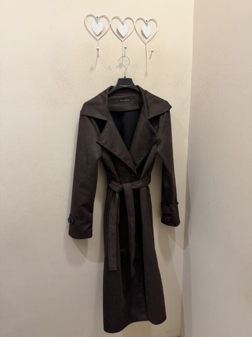 Maxi trench chocolate