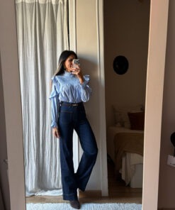 Blusa rallas nido de abeja