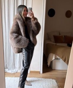 Chaquetón teddy Taupe