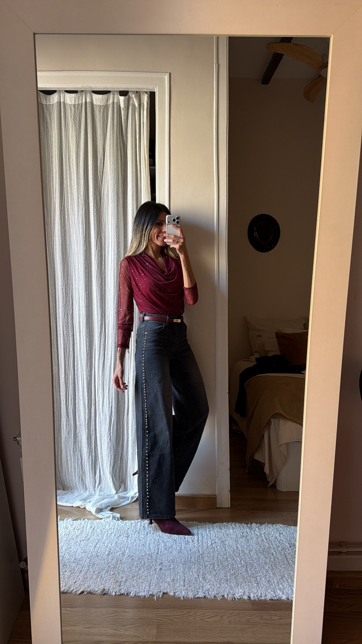 Camiseta cuello drapeado - Imagen 2