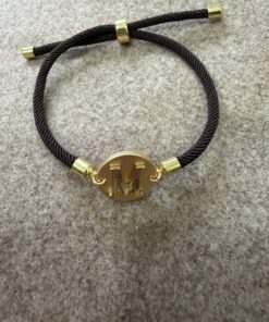 Pulsera inicial ajustable