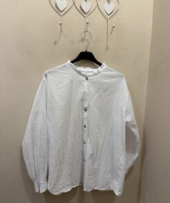 Camisa cuello mao rizado