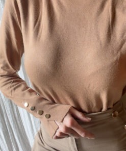 Jersey básico botón puño