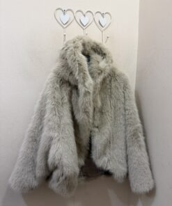 Chaquetón Teddy taupe claro