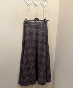 Falda cuadros Malva