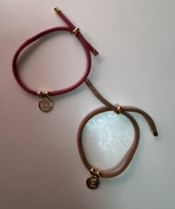 Pulsera engomada inicial brillo