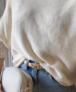 Alternative view of Cinturón piel ajustable