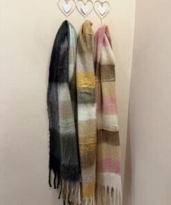 Bufanda colores combinada