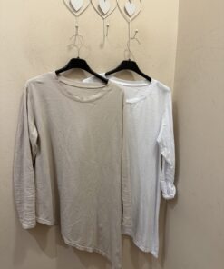 Camiseta algodón asimétrica