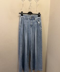 Pantalón denim pinzas