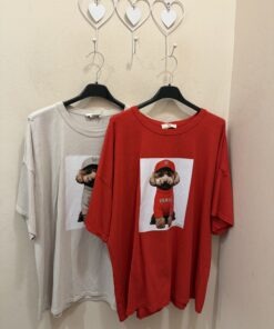 Camiseta caniche gorra