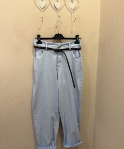 Pantalón globo celeste