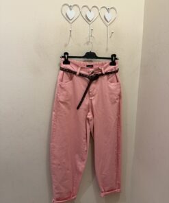 Pantalón globo rosa