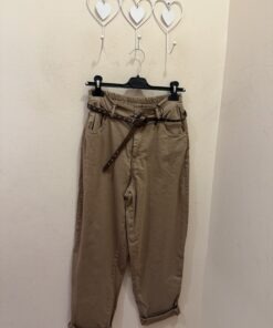 Pantalón globo caramelo