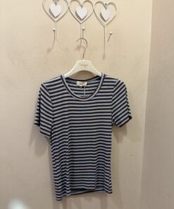 Camiseta Navy celeste y chocolate