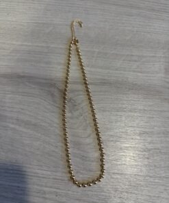 Collar borlas doradas