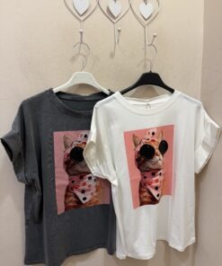 Camiseta gato