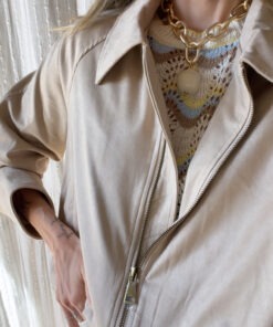 Chaqueta Antelina ajustable