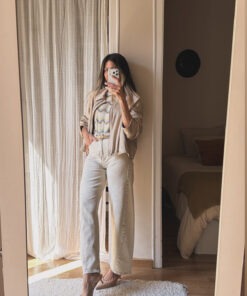 Alternative view of Chaqueta Antelina ajustable