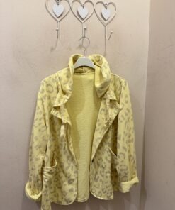 Blazer animal print vainilla