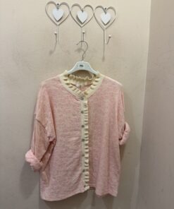 Cárdigan animal rosa