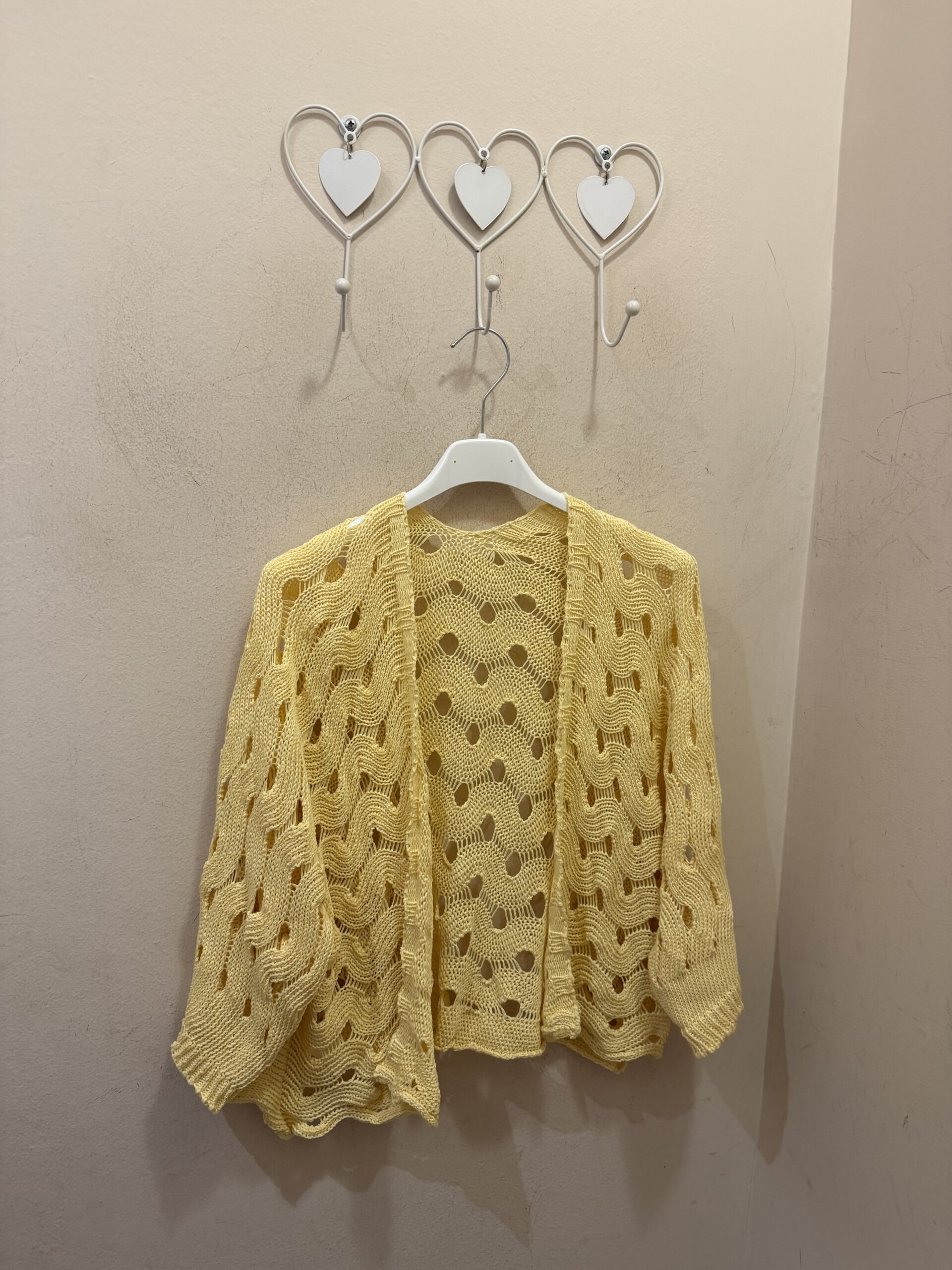 Cárdigan hilo ondas