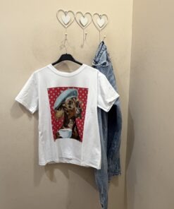 Camiseta Teckel  lunares