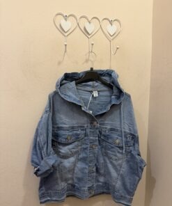 Chaqueta denim capucha